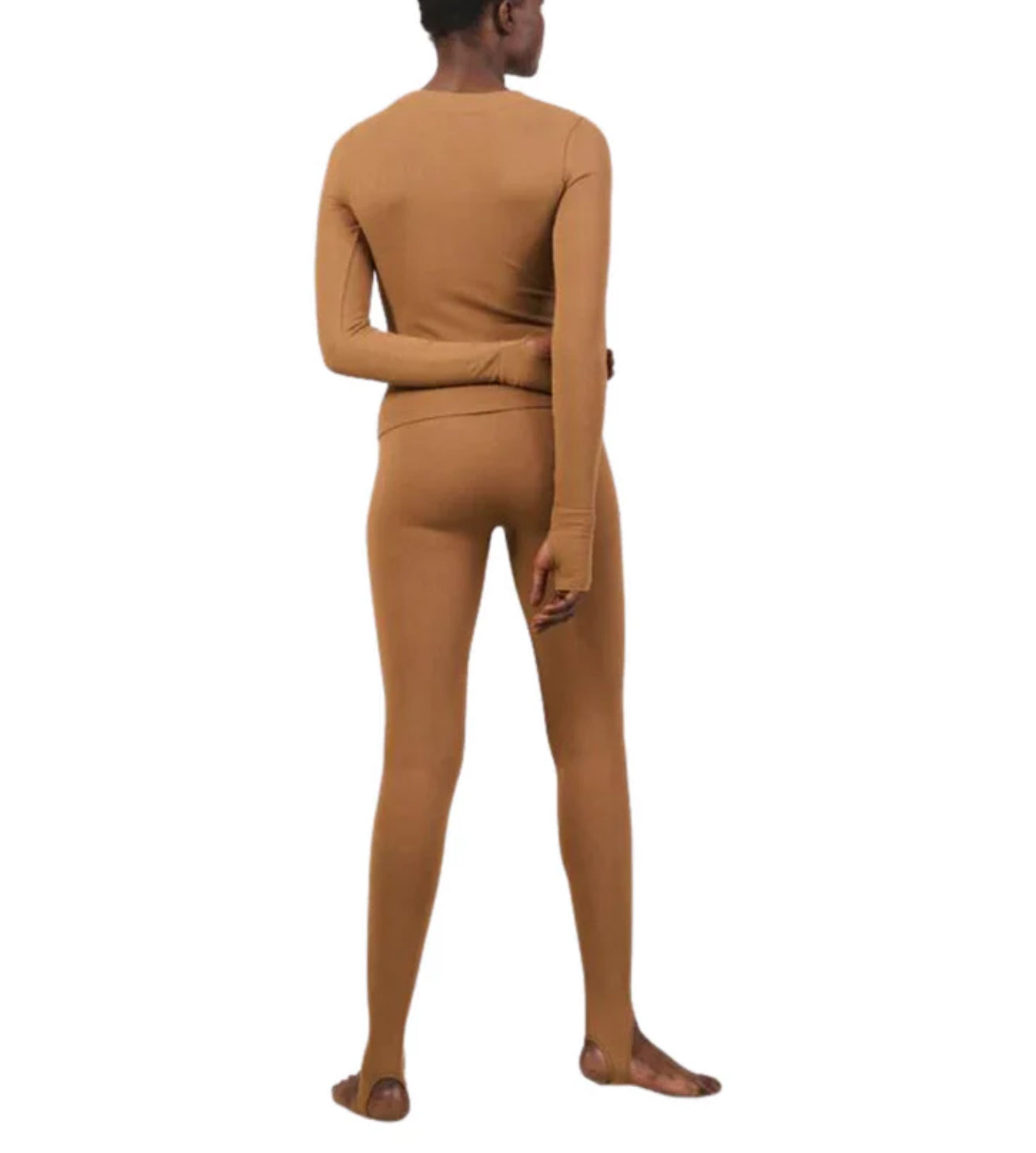 Lune Maia Soft Rib Legging - Nuthatch