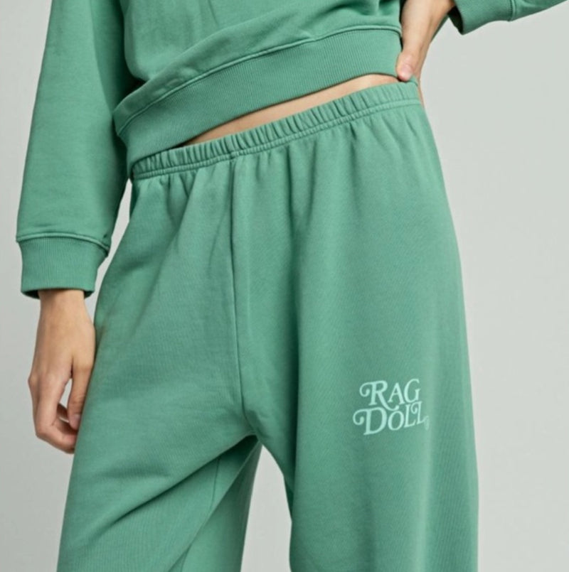 Ragdoll LA Members Club Joggers - Pine Green