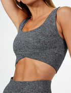 The Upside Ayama Pia Crop - Grey Marle