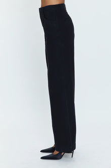 Pistola Jasmine High Rise Wide Leg Trouser - Black