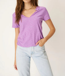 Project Social T Plata Notched Tee - Purple Magic