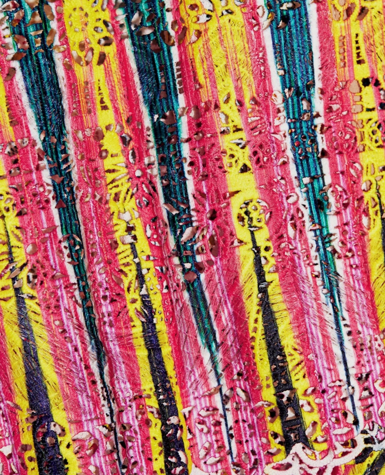 Saloni Diana Pleated Skirt - Uzbek Ikat