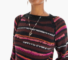 MOTHER Bell Sleeve Jumper Crop - Light Trails