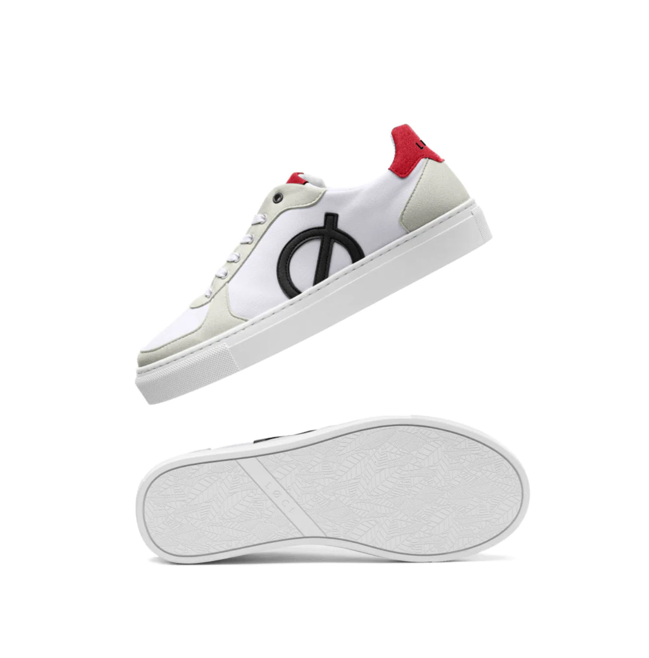 LØCI Classic Sneaker - White/Red/Navy