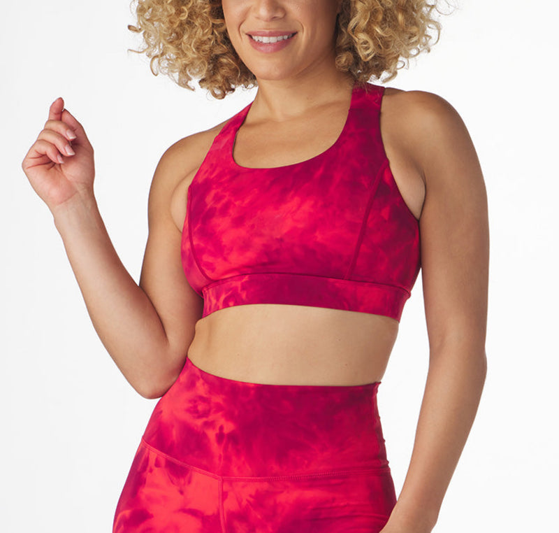 Glyder Full Force Bra - Cherry Tie-Dye