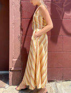 Christine Alcalay Christine Skirt - Tuscan Linen Stripe