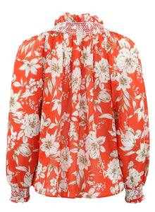 Christy Lynn Andrea Blouse - Red Magnolia