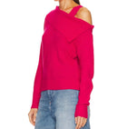 Central Park West Yvonne Cold Shoulder Sweater - Posey