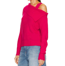Central Park West Yvonne Cold Shoulder Sweater - Posey