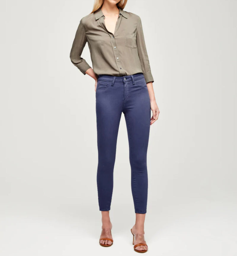 L’Agence Margot High Rise Skinny - Sea Blue