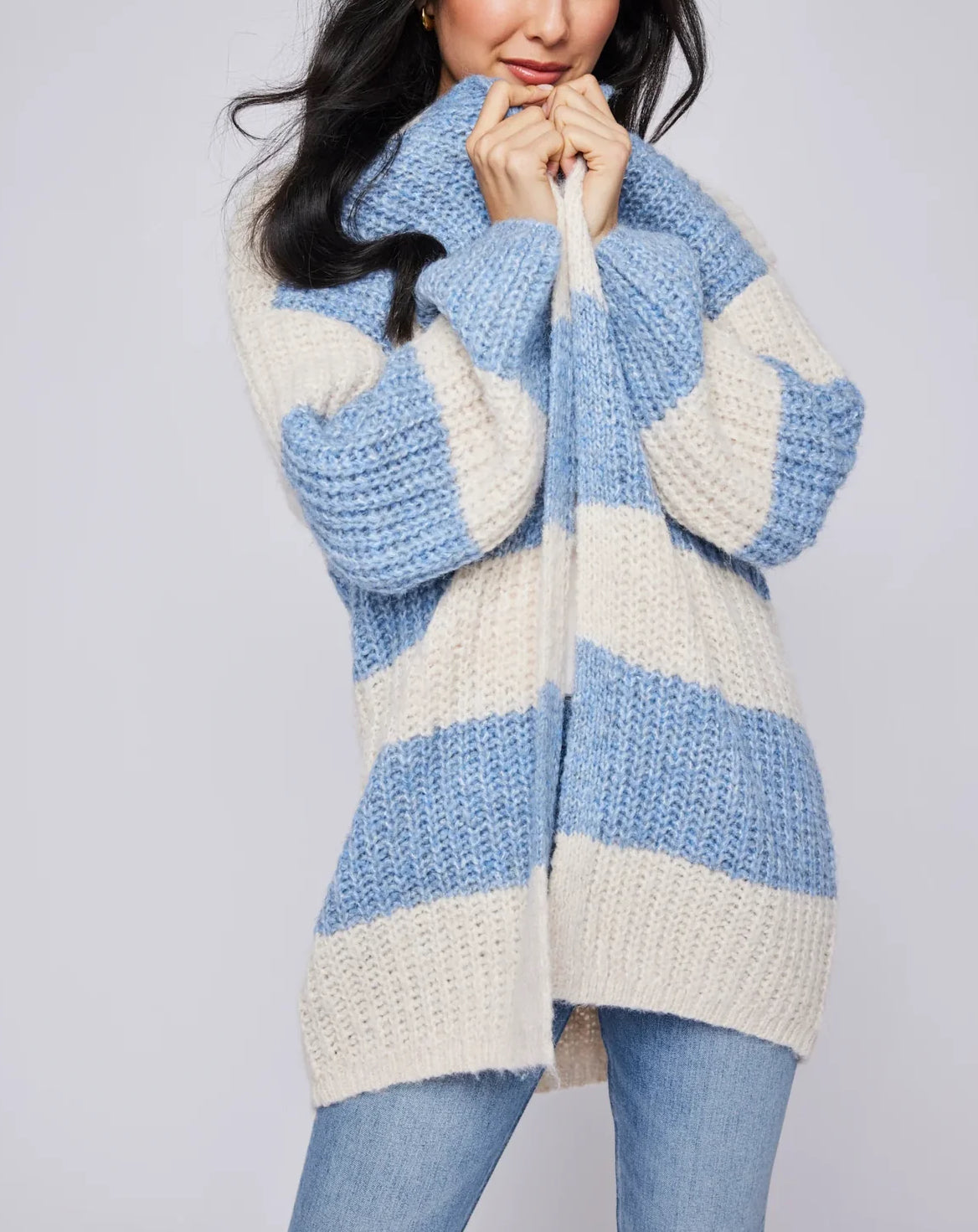 Gentle Fawn Enid Cardigan - Sky Stripe