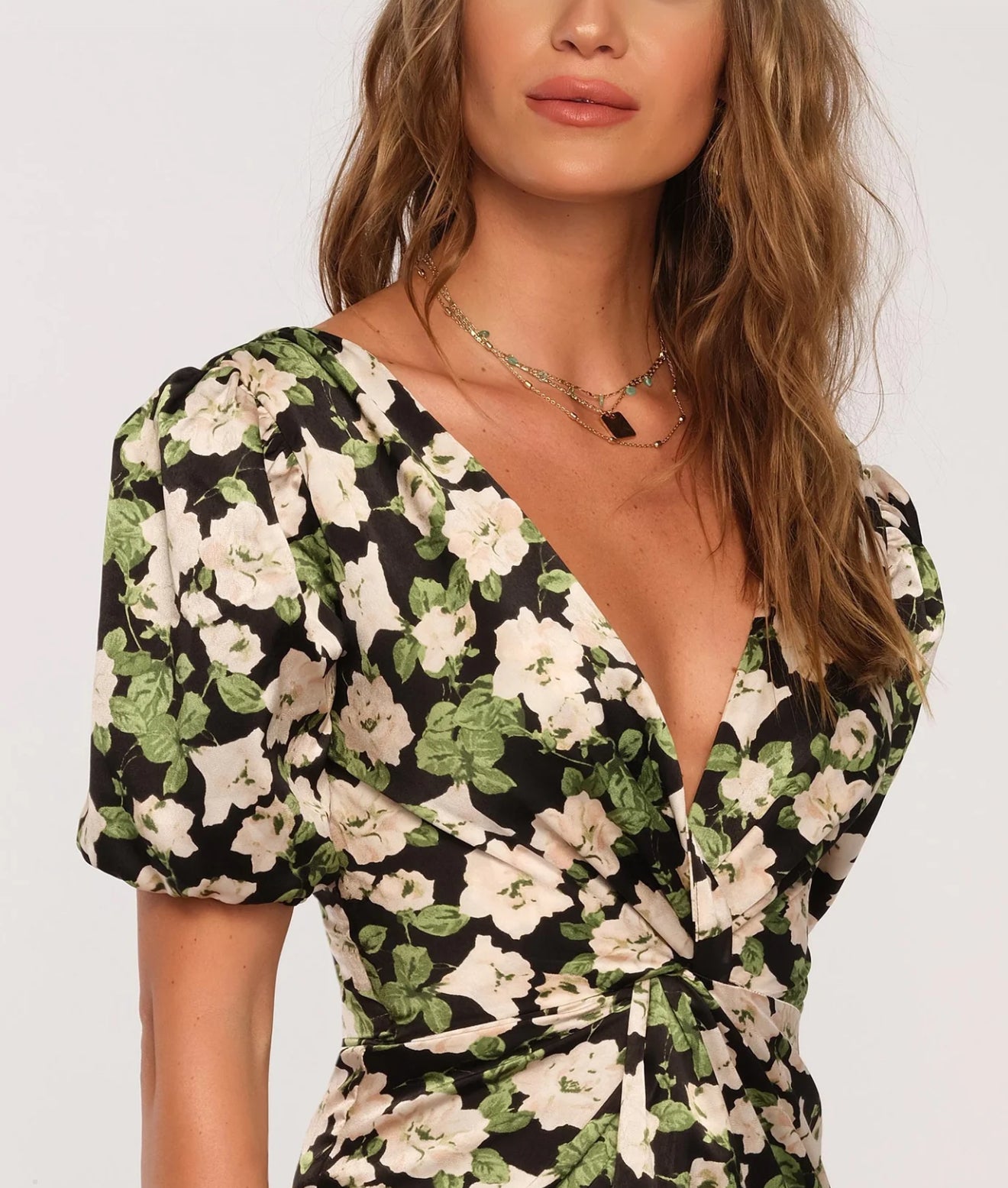 heartloom Shilla Dress - Black Floral