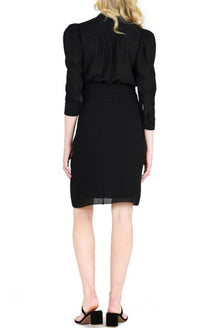 ba&sh Isee Ruffled Dress - Noir