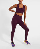 Koral Daisy Seamless Bra - Eggplant