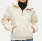 Michael Stars Robbie Sherpa Pullover - Chalk