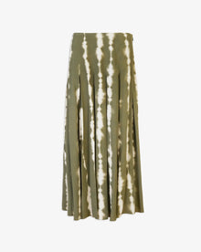 Tanya Taylor Allura Skirt - Olive/Cream Multi