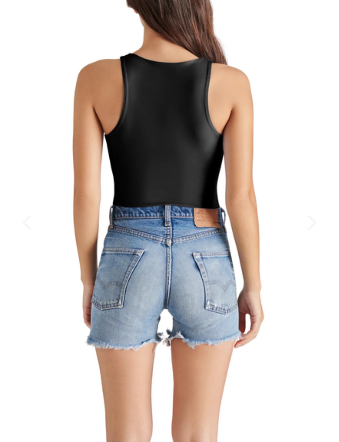 Steve Madden Lyra Sleeveless Bodysuit - Black