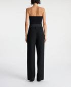 A.L.C Brady Satin Contrast Pant - Black