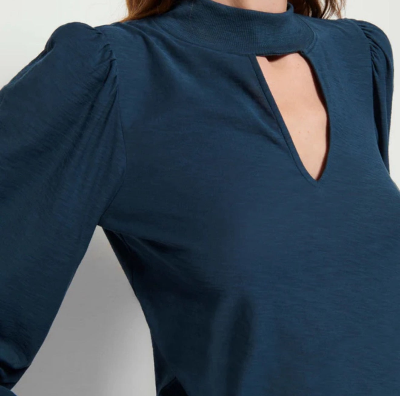 Nation Ltd Shelby Cut Out Tee - Azure