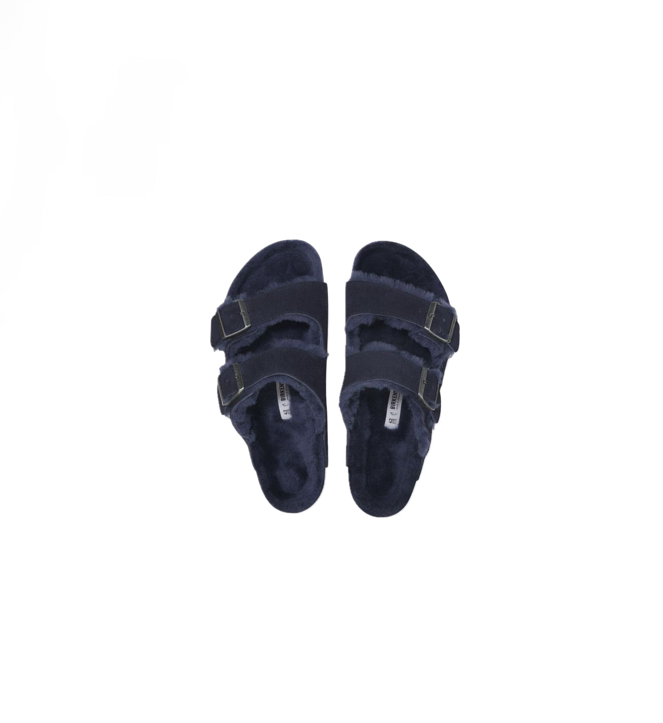 Birkenstock Arizona Shearling Suede Leather - Midnight Blue