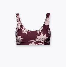 The Upside Kabuki Daisy Bra - Burgundy