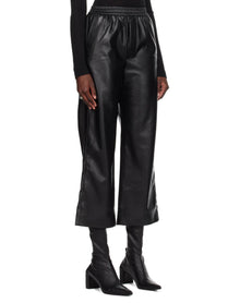 Nanushka Odessa Okobor™ Alt-Leather Pants - Black