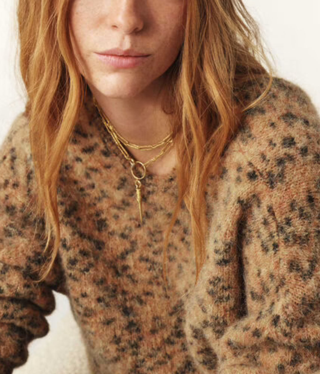 ba&sh Leopald Sweater - Beige