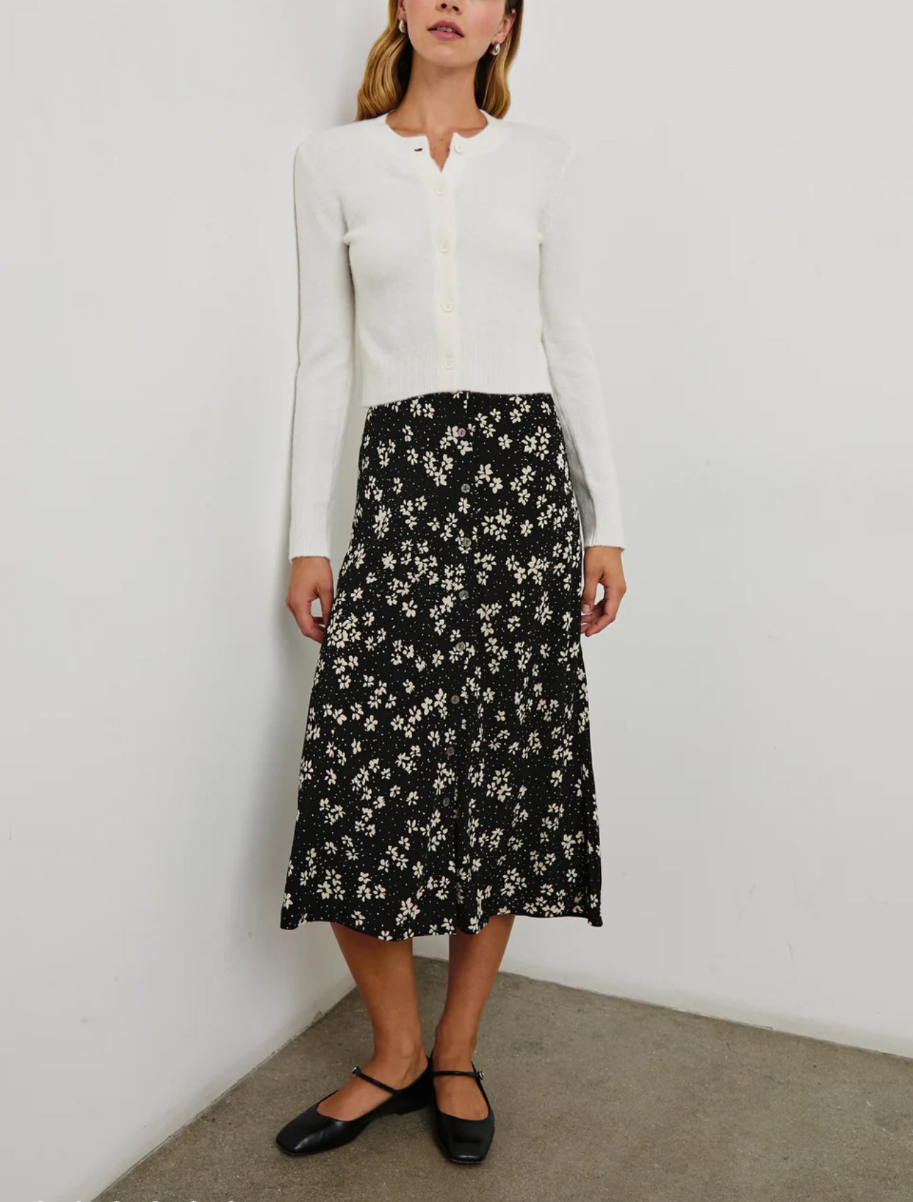 Rails Rosetta Skirt - Noir Floral