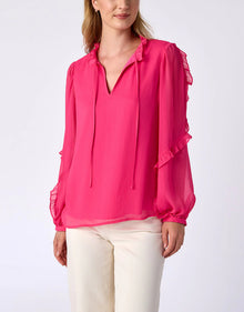 Crosby By Mollie Burch Ryland Blouse - Camellia