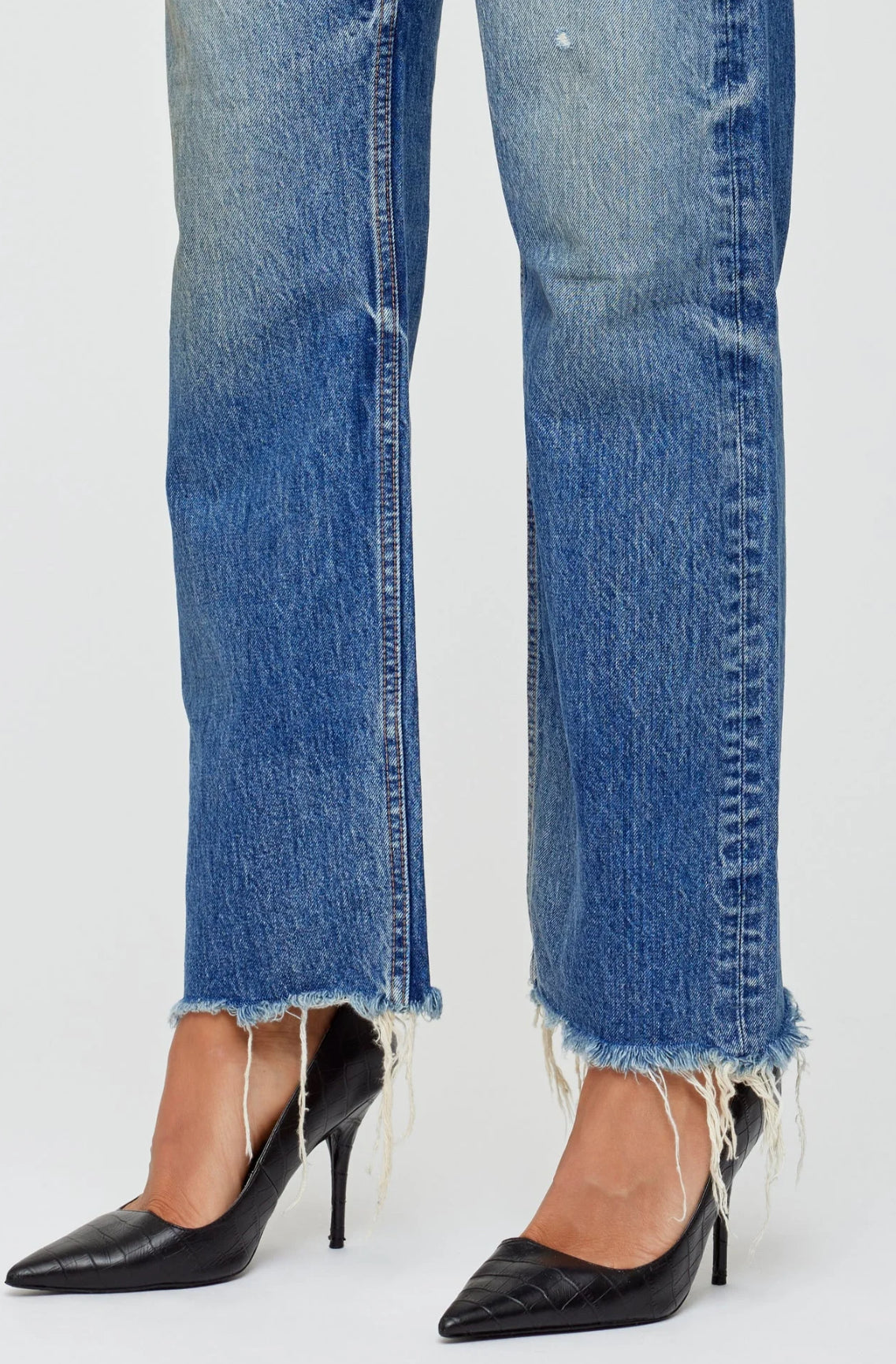 Moussy Vintage Ridgecrest Wide Straight - 110 Blue