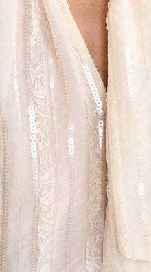 Shoshanna Rye Top - Ivory