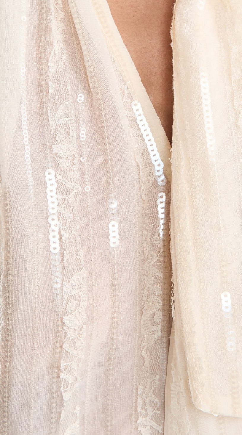 Shoshanna Rye Top - Ivory