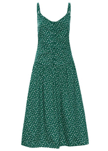 Nation Ltd Lucia Button Dress - Emerald Green