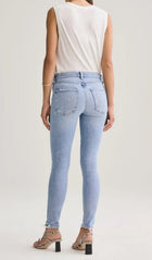 AGOLDE Denim Sophie Mid Rise Skinny Ankle Jean - Shrine