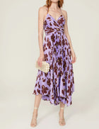 SIMKHAI Portia Midi Dress - Lavender Print