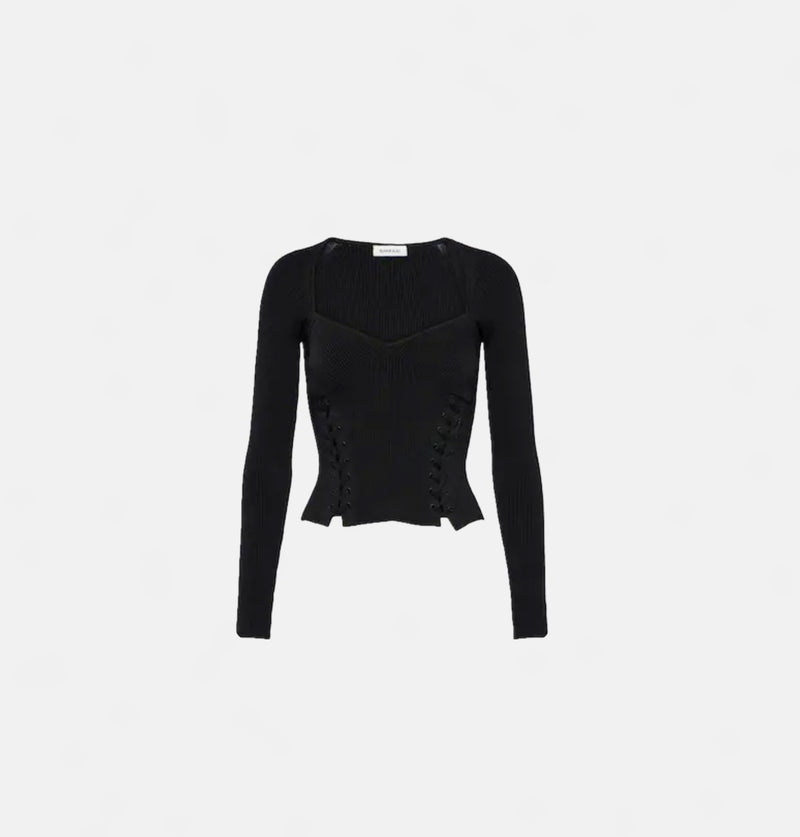 SIMKHAI Daphne Top - Black