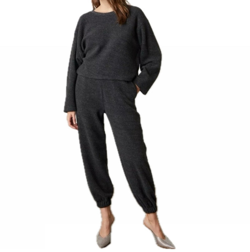 Velvet by Graham & Spencer Brookie Fleece Jogger - Charcoal