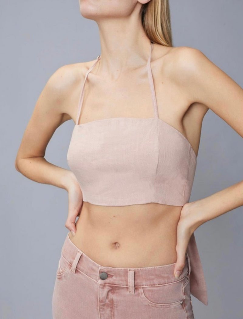 DL1961 Tie Back Top - Blush