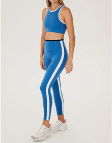 Splits59 Blake Rigor Bra - Stone Blue/White