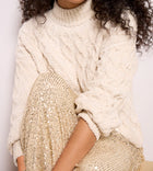Z Supply Saturn Sequin Skirt - Champagne