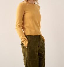 White + Warren Cashmere Puff-Sleeve Sweater - Sundial