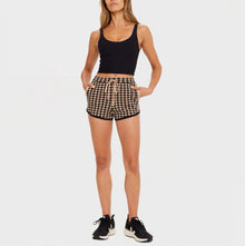 The Upside Liberty Opal Knit Short - Black/Beige
