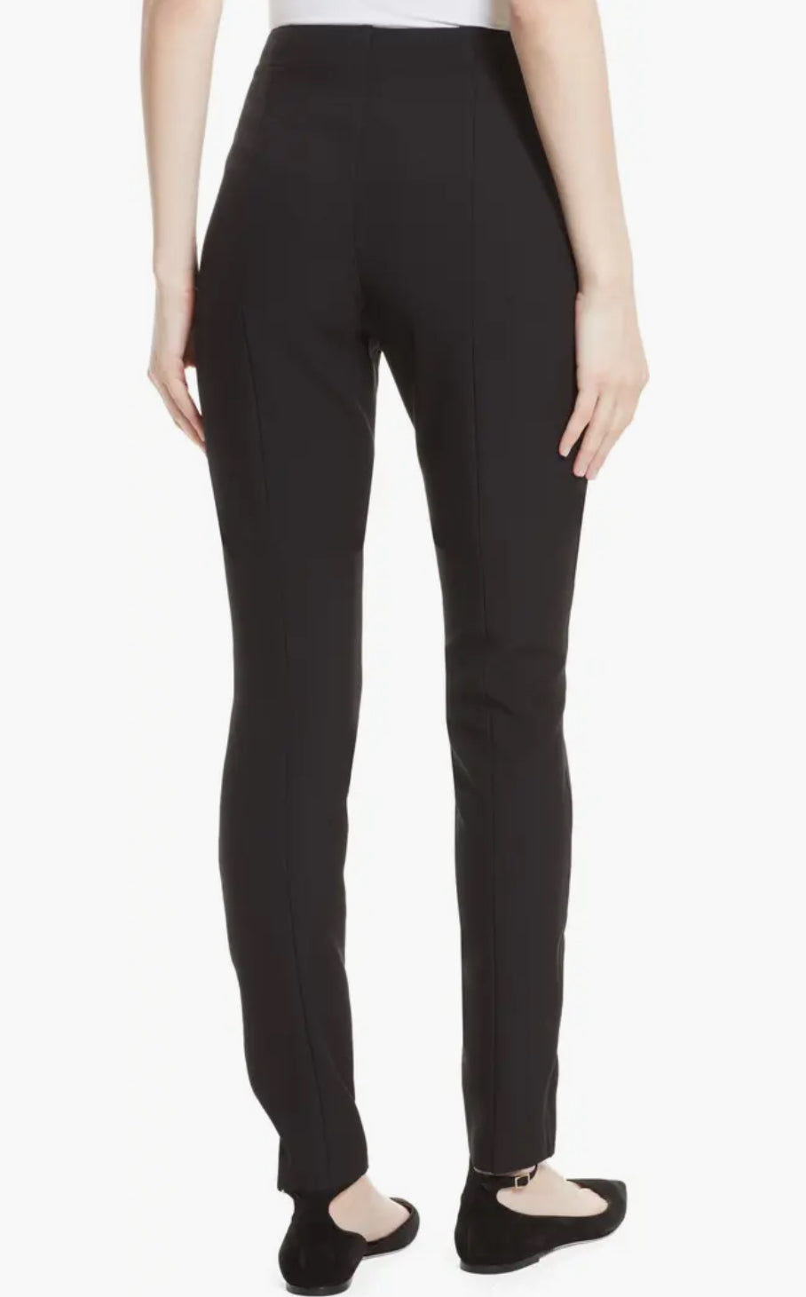 Elizabeth & James Eddine High-Waist Skinny Zip-Cuffs Pants - Black