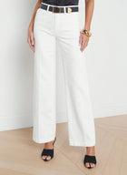 L’Agence Scottie Wide-Leg Jean - Blanc