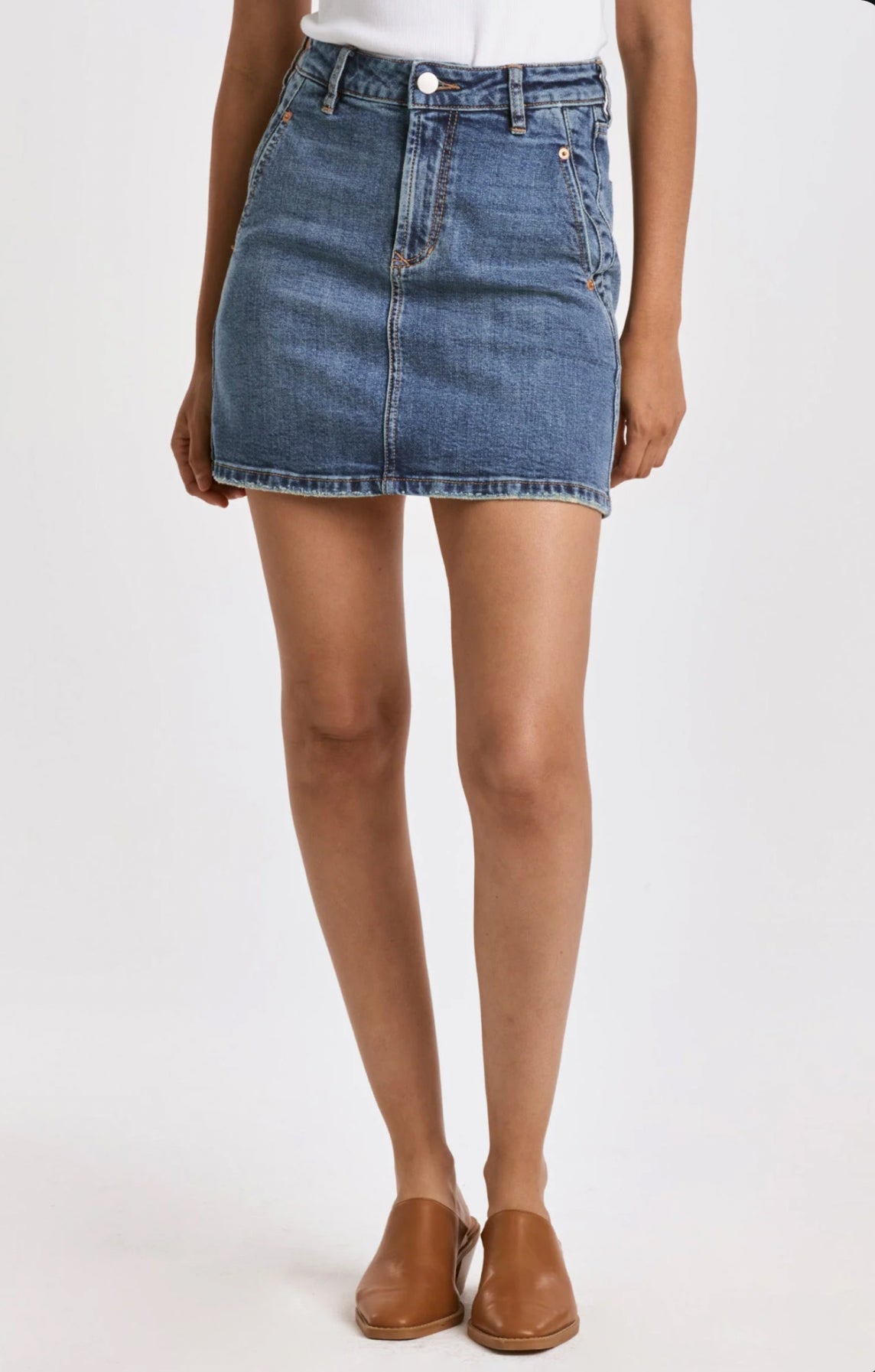 Dear John Quinn Denim Skirt - Arden
