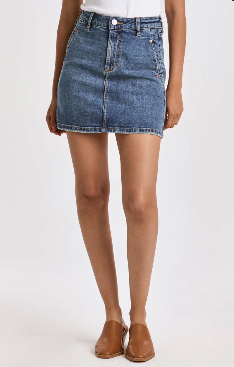 Dear John Quinn Denim Skirt - Arden