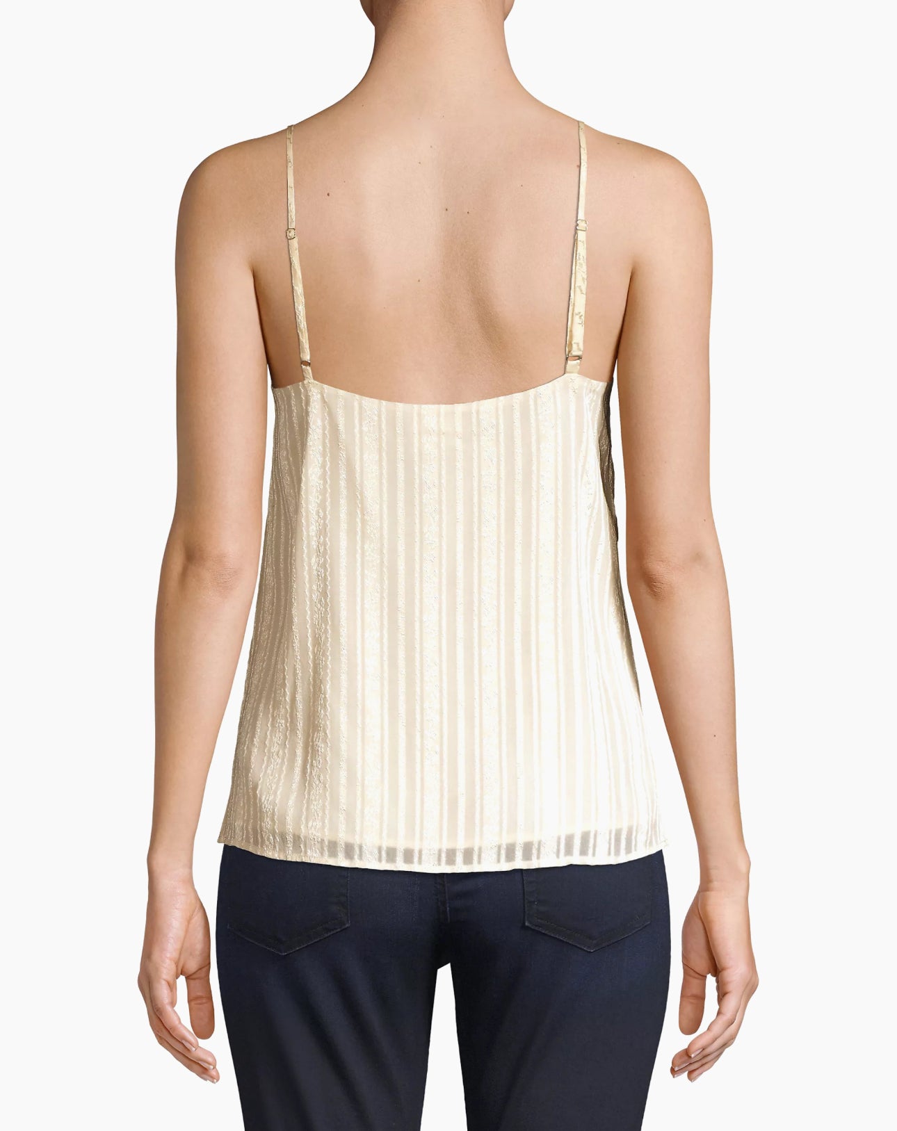 Cami NYC The Olivia Prairie Metallic Stripe Camisole