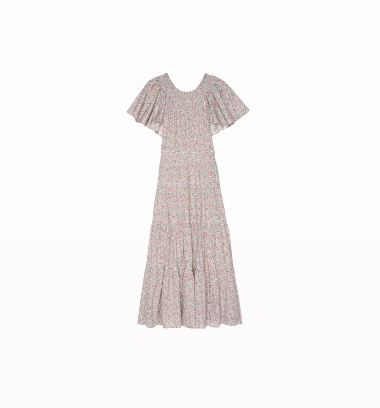 The Great. The Creek Dress - Cream Mini Wildflower