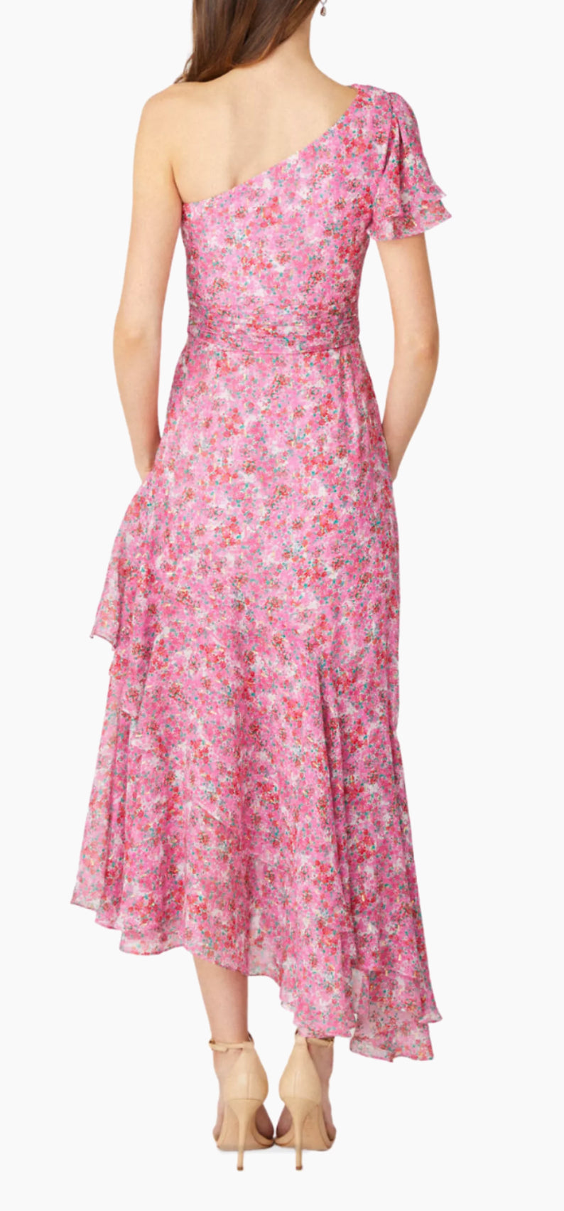 Shoshanna Melody Floral Chiffon Maxi Dress