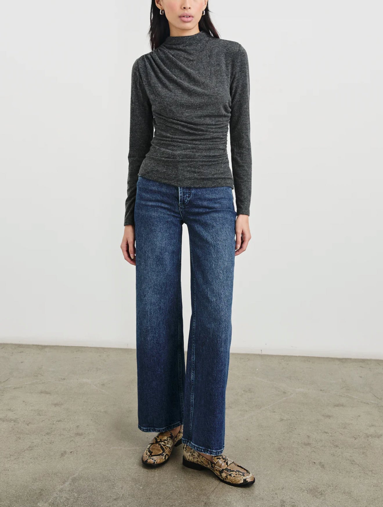 Rails Joelle Top - Charcoal